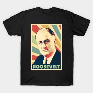 Franklin D. Roosevelt Vintage Colors T-Shirt